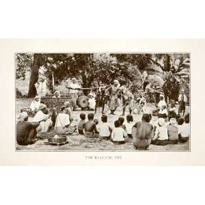  1907 Print Dramatic Pew India Tribal Dance Cultural 