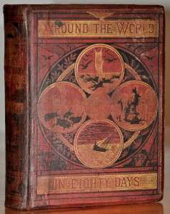   1873 ED~AROUND THE WORLD IN EIGHTY DAYS~JULES VERNE~SAMPSON LOW  