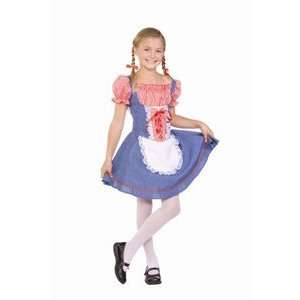  Square Dance   Red Plaid Dress Large Costume: Toys & Games
