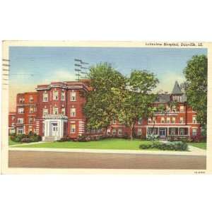   Postcard Lakeview Hospital   Danville Illinois 