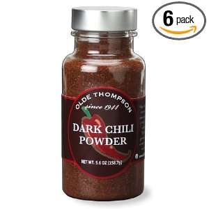 Olde Thompson Dark Chili Powder, 6.3 Ounce (Pack of 6)  
