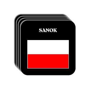  Poland   SANOK Set of 4 Mini Mousepad Coasters 
