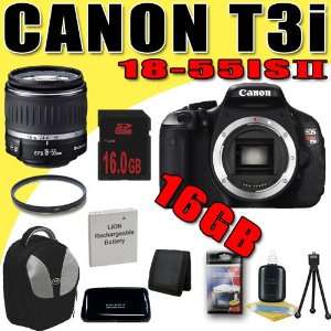 Canon EOS Rebel T3i 18 MP CMOS Digital SLR Camera w/ EF S 18 55mm f/3 