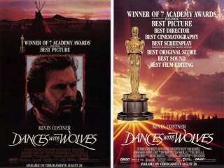 Dances with Wolves 11 x 17 Movie Poster,Kevin Costner F  