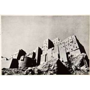  1936 Print Sanaa Yemen Fortress Wadi Doan Middle Eastern 