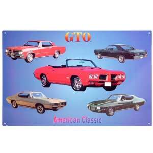 Pontiac GTO American Classic Metal Sign 