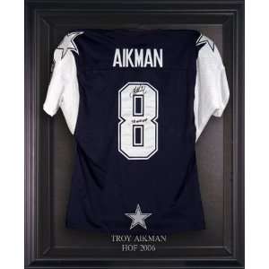  Black Framed Troy Aikman 2006 Hall of Fame Logo Jersey 