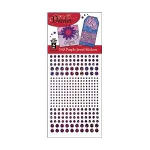  Dazzles Stickers   540 Purple Jewel Arts, Crafts & Sewing