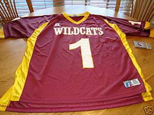 mens Russell athletic Wilcats 1 jersey shirt XL gear NW  