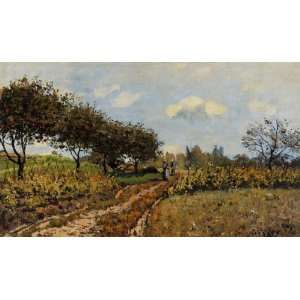    Path in the Country Alfred Sisley Hand Painted Art