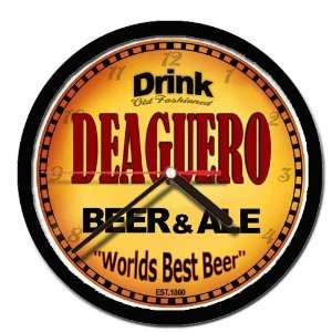  DEAGUERO beer ale cerveza wall clock 