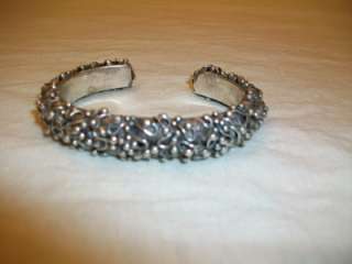 This auction is for an estate fresh Vintage Sterling Silver Cuff 