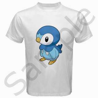 Pokemon Piplup Super Cute WHITE T SHIRT Size S to 3XL  