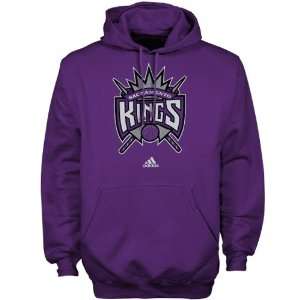  adidas Sacramento Kings Purple Primary Logo Pullover Hoody 