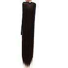 22 05 inch Black Straight Ponytail Clip Hair Accessories Tail 