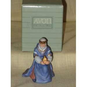  1989 Avon  Melchior  O Holy Night Porcelain Nativity 