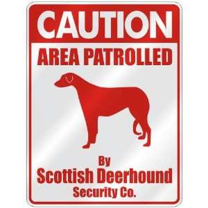   AREA PATROLLED BY SCOTTISH DEERHOUND SECURITY CO.  PARKING SIGN DOG