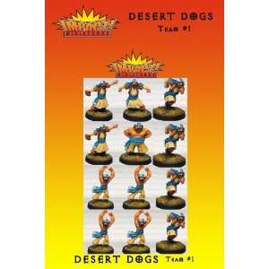    Desert Dogs Fantasy Football Miniatures Team #1: Toys & Games