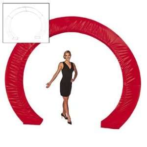 Red Circle Arch Slip   Party Decorations & Arches & Columns