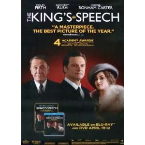  The Kings Speech Movie Poster 27 X 40 (Approx 