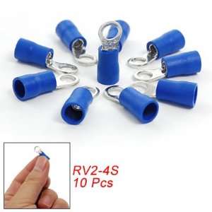 Amico RV2 4S Blue PVC Sleeve Insulated Ring Terminals Connectors 10 