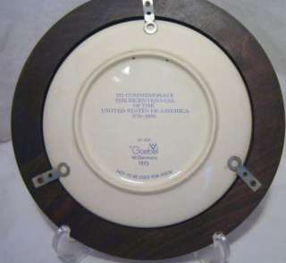 GOEBEL Bicentennial Eagle framed collector plate 1975  