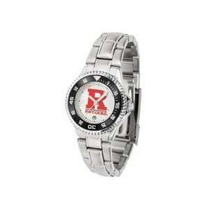  Rutgers Scarlet Knights Competitor Ladies Watch with Steel Band 