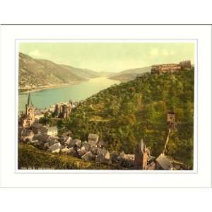 Bacharach and ruins of Stahleck the Rhine Germany, c. 1890s, (M 