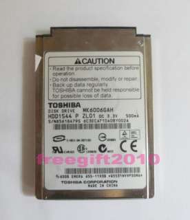 TOSHIBA 60GB MK6006GAH CF IDE HARD DRIVE HDD IPOD  