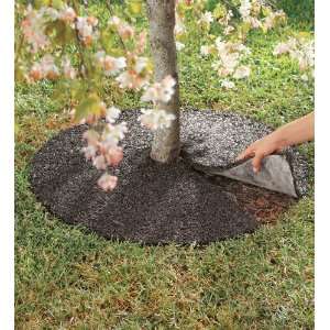  Perm A Mulch 24 Recycled Rubber Tree Ring, 2 Pack Patio 