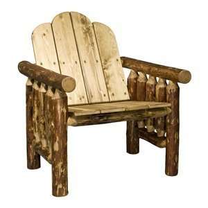  Glacier Country Log Deck Chair