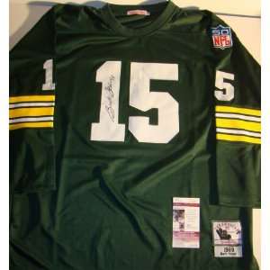 Bart Starr SIGNED M&N Packers Jersey JSA: Sports 