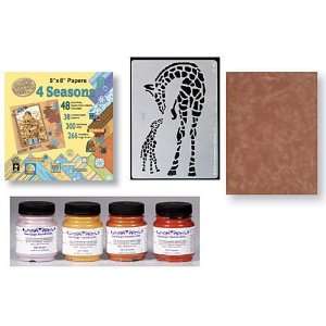  Hot Off The Press   Giraffe Card Set: Arts, Crafts 