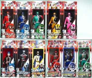 Bandai Tokusou Sentai Hero Dekaranger Figure set of 11  