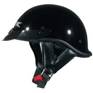  AFX FX 68 Beanie Solid Half Helmet X Large  Black 