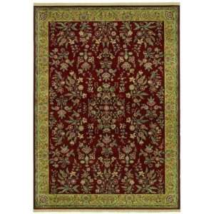  Shaw Area Rugs: Century Rug: Beaumont: Scarlet: 93X132 