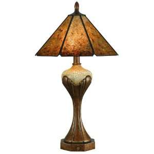  Desert Sand Glass Shade Table Lamp