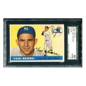  Yogi Berra Unsigned 1955 Topps Card