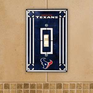  Houston Texans Art Glass Switch Cover: Sports & Outdoors