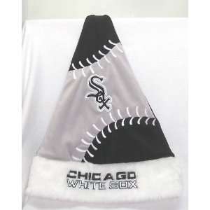 Chicago White Sox Colorblock Santa Hat:  Sports & Outdoors