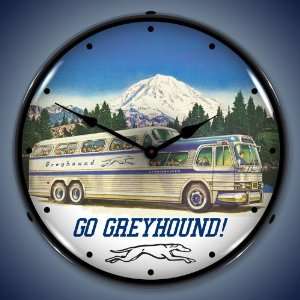  Greyhound Bus Lighted Wall Clock