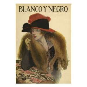 Blanco y Negro, Magazine Cover, Spain, 1921 Premium Poster Print 