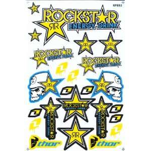 Rockstar Energy Drink Motocross Racing Decal Sticker Sheet C226