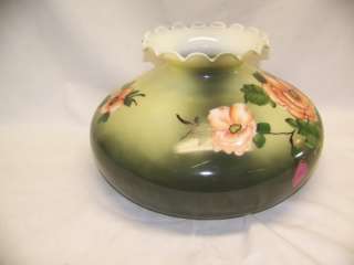 GREEN RED ROSES GONE WITH TH WIND LAMP SHADE  