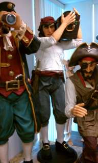 LIFE SIZE Pirate Carrying Treasure LIFE SIZE STATUE  