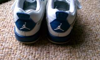   Jordan Retro Toddler Size 8 Shoes Basketball White Blue Force 4 5 6 9