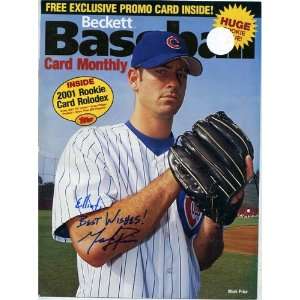  Mark Prior Autographed/Signed Magazine Page Sports 
