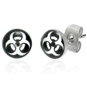 The Stainless Steel Jewellery Shop   Stainless Steel 7mm Radioactive 