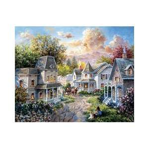    Country Main Street Puzzle By Fx Schmid   500 Pieces Toys & Games