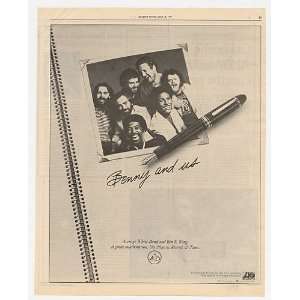 1977 AWB Average White Band Benny and Us Album Promo Print Ad (Music 